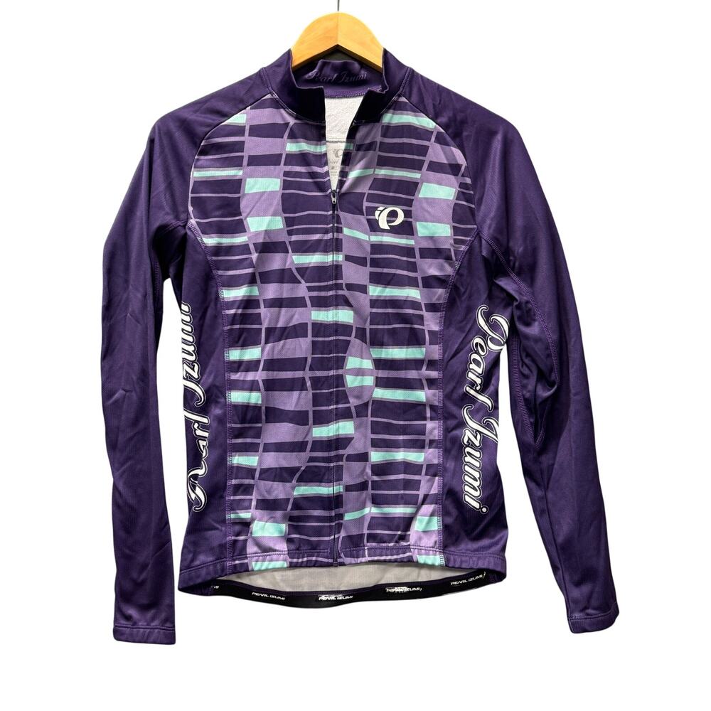 Pearl Izumi Cycling Jacket Elite Thermal LTD Purple Full Zip Womens Medium M